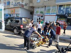 Mardin'de hafif ticari araçla çarpışan motosikletin sürücüsü yaralandı