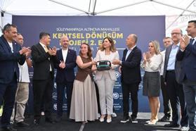 'Altınova Kentsel Dönüşüm Projesi'nde 2'nci etap konutlarının temeli törenle atıldı