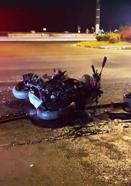Minibüsle çarpışan motosikletin sürücüsü öldü