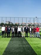 Bursaspor tesislerinde çalışmalar yerinde incelendi