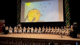 Kur'an kurslarında yıl sonu etkinliği