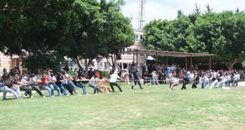 Öğrenciler, öğretmenleriyle moral buldu