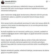 Bakan Çiftçi, Jandarma Teşkilatı'nın kuruluş yıl dönümünü kutladı