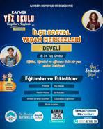 KAYMEK’in İlçe Sosyal Yaşam Merkezleri Yaz Okulu kayıtları başladı