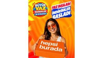 Hepsiburada büyük yaz indirimlerinin başladığını duyurdu