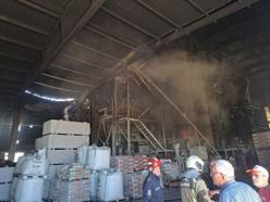 Ankara'da alçı fabrikasında yangın (2)