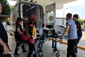 Bungalov havuzunda boğulma tehlikesi geçiren çocuk tedaviye alındı