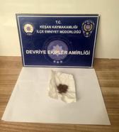 Edirne’de uyuşturucuyla yakalanan şüpheliye gözaltı