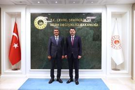 Bakan Kurum, Haymana ve Gölbaşı belediye başkanlarını kabul etti