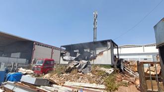 Gaziantep’te metal işletme atölyesinde yangın
