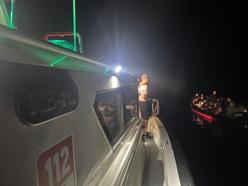 Bodrum'da yardım talep eden 32 kaçak göçmen kurtarıldı