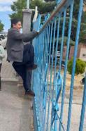 Kırıkkale'de YKS'ye geç kalan aday kapıda kaldı