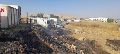 Nusaybin’de otluk alanda çıkan yangın söndürüldü