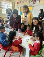 Anaokulu öğrencilerinin çizdikleri kukla resimlerini gerçeğe dönüştürdüler