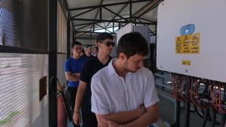 MYO öğrencileri İnegöl Belediyesi’nin GES projesini yerinde inceledi