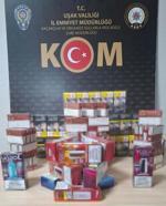 Uşak'ta kaçak tütün operasyonu; 1 gözaltı