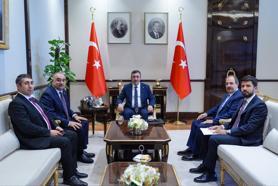 Cevdet Yılmaz, Azerbaycan'ın Ankara Büyükelçis Memmedov'u kabul etti