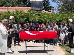 Kıbrıs gazisi, askeri törenle son yolculuğuna uğurlandı