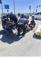 Çorum'da otomobil ile motosiklet çarpıştı: 1 yaralı