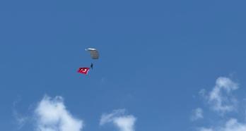 Atatürk'ün Tokat'a gelişinin 107. yıl dönümü Havalimanında coşkuyla kutlandı