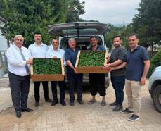 Bahçe’de üreticilere domates ve biber fidesi dağıtıldı