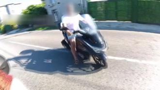 Beykoz’da trafikte tartıştığı sürücünün motosikletine çarpıp kaçtı