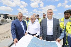 Başkan Büyükkılıç 110 milyon TL'lik yatırımı inceledi
