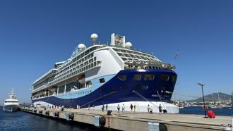 Bodrum'a denizden 1760 turist geldi