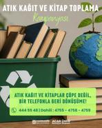 Marmaris'te atık kağıt ve kitaplar geri dönüşüme kazandırılıyor