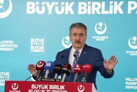 BBP Genel Başkanı Destici, basın toplantısında konuştu