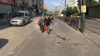 Zeytinburnu'ndan tramvay seferlerinde aksama