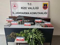 Rize'de uyuşturucu satıcıları ve aranan şüphelilere yönelik operasyon: 6 gözaltı