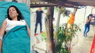Boşanma aşamasındaki 16 yıllık eşi tarafından bıçaklanan Çiğdem, yaşam mücadelesi veriyor
