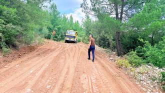Yayla yollarında bakım çalışmaları