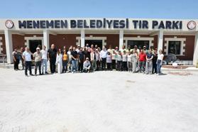 Menemen Belediyesi'nden uzun yol şoförlerine modern TIR Garajı
