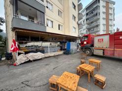 Düziçi'nde iş yeri yandı
