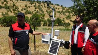 Gercüş’te bağ ve fıstık bahçelerine erken uyarı sistemi kuruldu