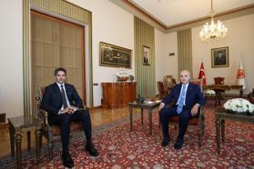 TBMM Başkanı Kurtulmuş, Katar Büyükelçisi Al-Henzab’ı kabul etti