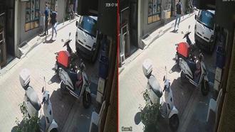 Kağıthane’de tıraşını beğenmediği berberi bıçaklayıp kaçtı; o anlar kamerada