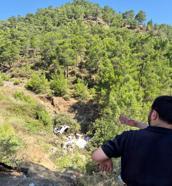 Şarampole devrilen kamyonun sürücüsü öldü