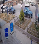Motosiklet sürücüsünün öldüğü kaza kamerada