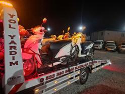 Datça'da motosiklet denetimi: 19'u trafikten menedildi