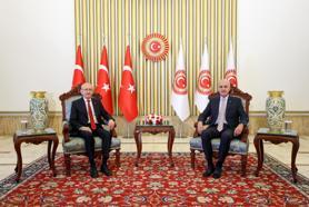 TBMM Başkanı Kurtulmuş, Kılıçdaroğlu ile görüştü / Ek fotoğraf