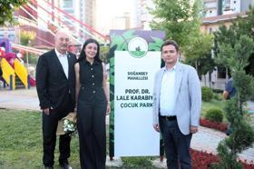 Prof. Dr. Lale Karabıyık Çocuk Parkı’nın açılışı gerçekleşti