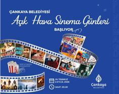 Çankaya’da Açık Hava Sinema Günleri başlıyor