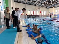Kaymakam Güngör, yaz kursları ve spor faaliyetlerini inceledi