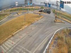 Çorum'da iki TIR'ın çarpıştığı kaza kamerada