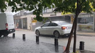 ‘Turuncu kod' uyarısı yapılan Amasya’da sağanak etkili oldu