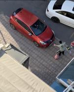 Kağıthane’de hastanede otopark ücretine itiraz etti; aracını valenin üzerine sürdü