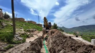 Yeşilli’de 2 bin 230 metrelik atıksu hattı çalışmaları tamamlandı